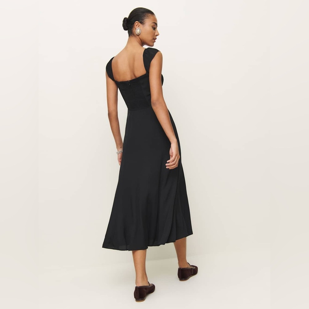 NWT Reformation ‘Bryson’ Dress. 2P- black - Picture 4 of 9